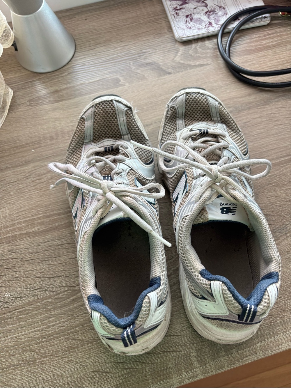 Worn Workout Running Sneakers